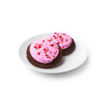 Valentine's Day Pink Frosted Chocolate Cookies - Image 2