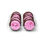 Valentine's Day Pink Frosted Chocolate Cookies - Image 4